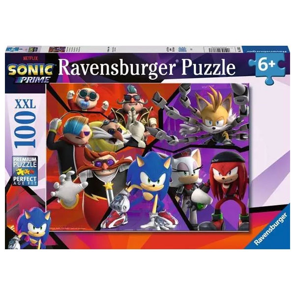 Ravensburger Puzzel Sonic Prime XXL 100 Teile