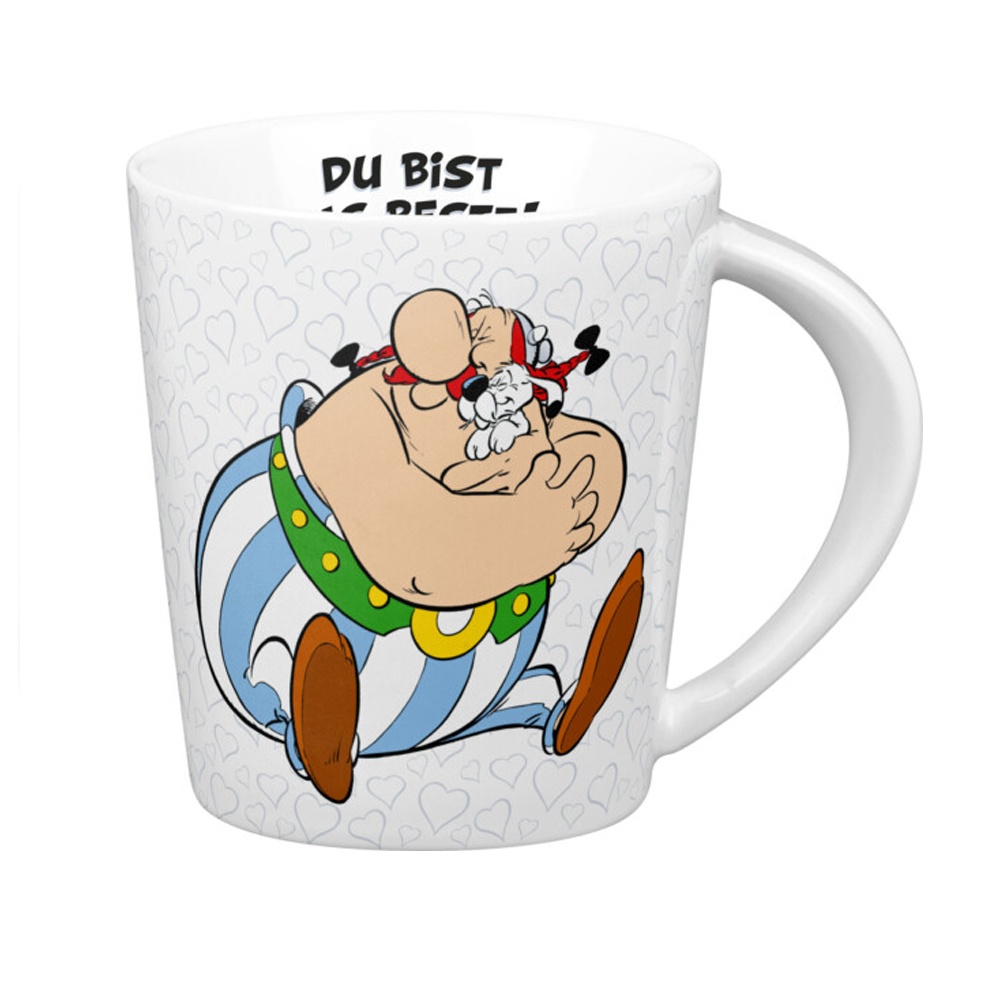 Tasse Becher Asterix Du bist das Beste aus Porzellan