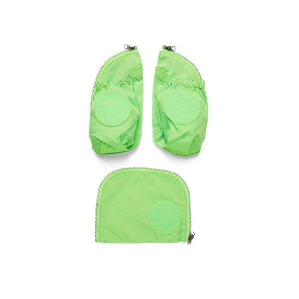 Ergobag Zubehör Seitentaschen Zip-Set grün