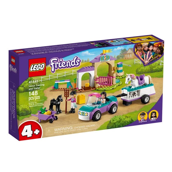 Lego Friends 41441 Trainingskoppel und Pferdeanhänger