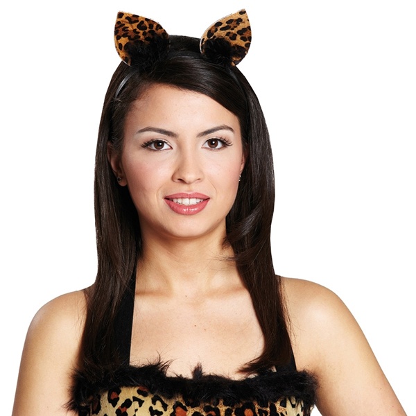 Kostüm-Zubehör Tigerkatze Haarreif