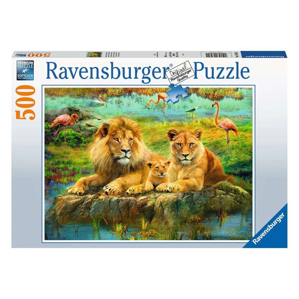 Ravensburger Puzzle Löwen in der Savanne 500 Teile