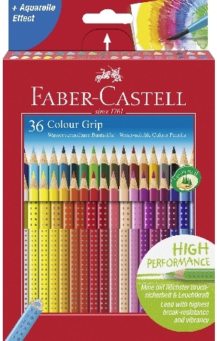 Faber-Castell Buntstift Colour Grip 36er Kartonetui
