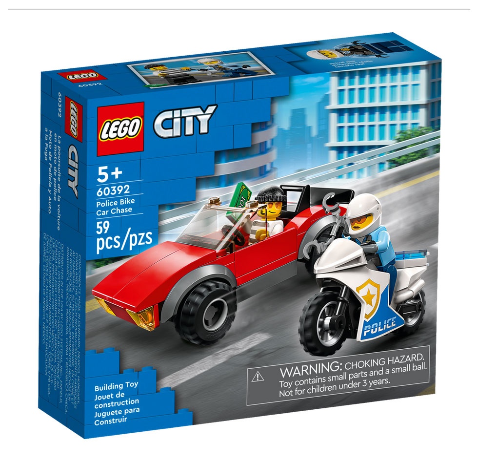 Lego City 60392 - Verfolgungsjagd mit dem Polizeimotorrad