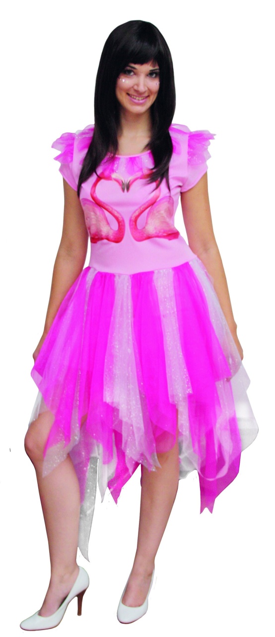 Kostüm Damenkostüm Flamingo Lady Gr. 38