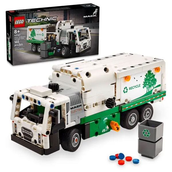 Lego Technic 42167 Mack LR Electric Müllwagen