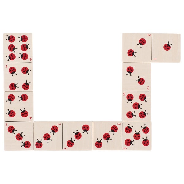 Dominospiel Marienkäfer von Goki