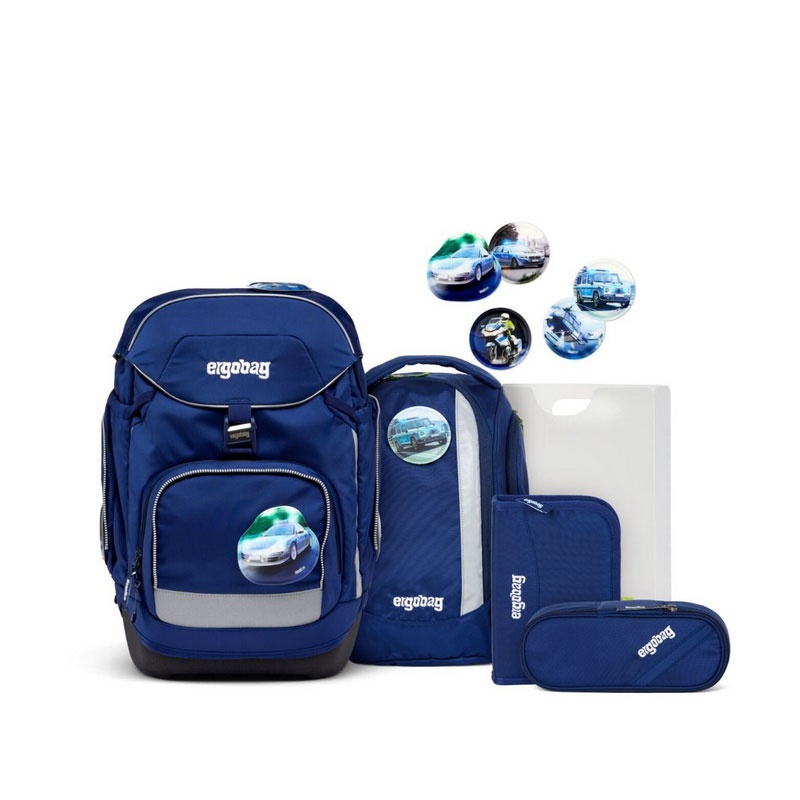 Ergobag Pack Schulrucksack-Set BlaulichtBär