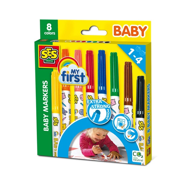SES My first - Baby Markers 8 Farben