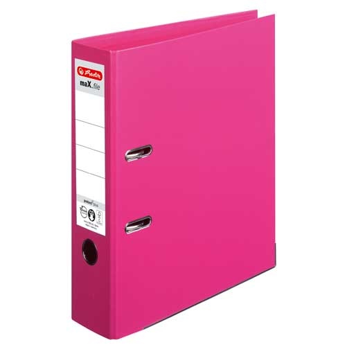 Ordner A4 max.file protect pink 8 cm von Herlitz