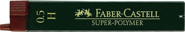 Faber-Castell Feinmine Super-Polymer H  0,5mm  12er