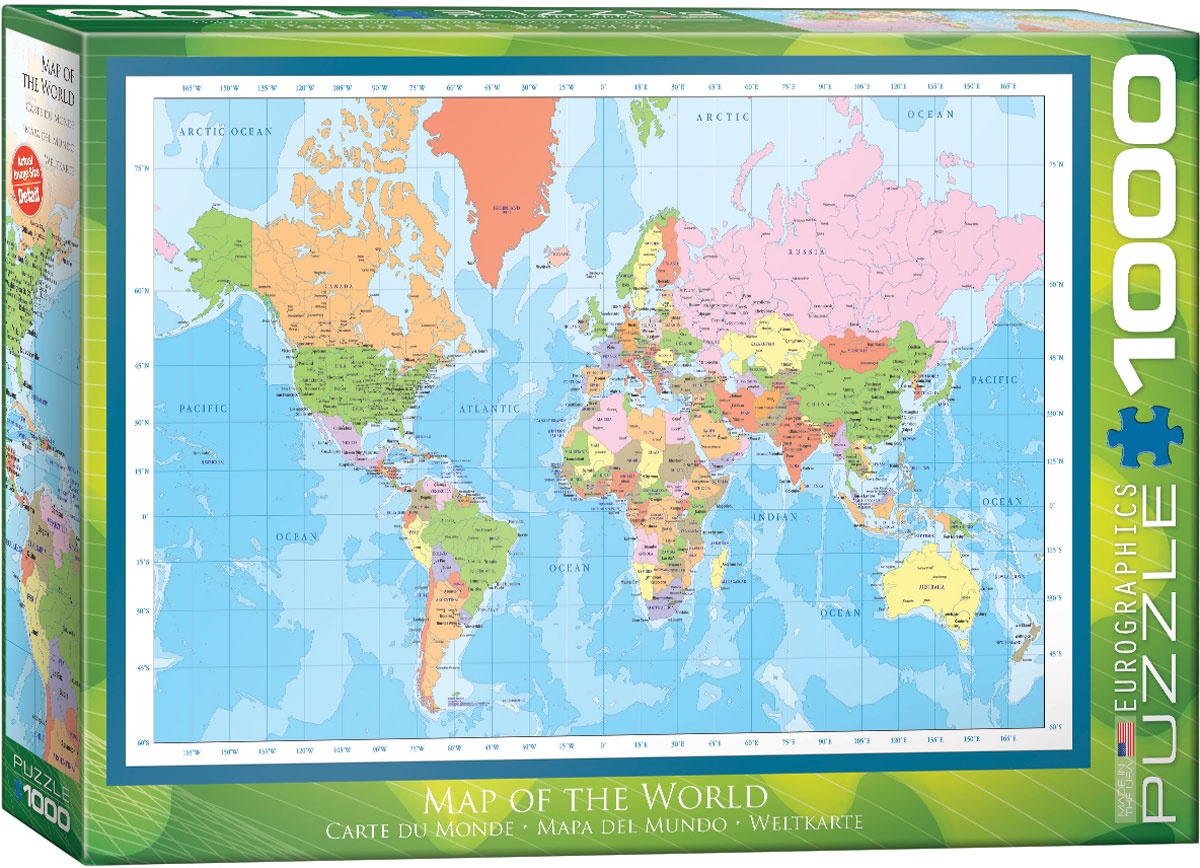 Puzzle Weltkarte 1000 Teile