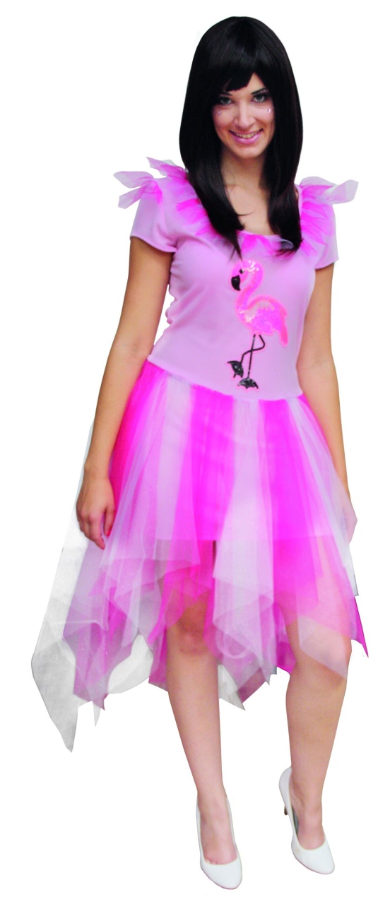 Kostüm Damenkostüm Flamingo Gr. 42