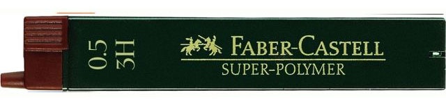 Faber-Castell Feinmine Super-Polymer 3H 0,5mm 12er