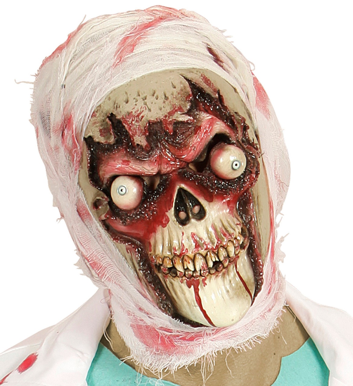Kostüm Zubehör Maske Zombieschädel Schädel Halloween
