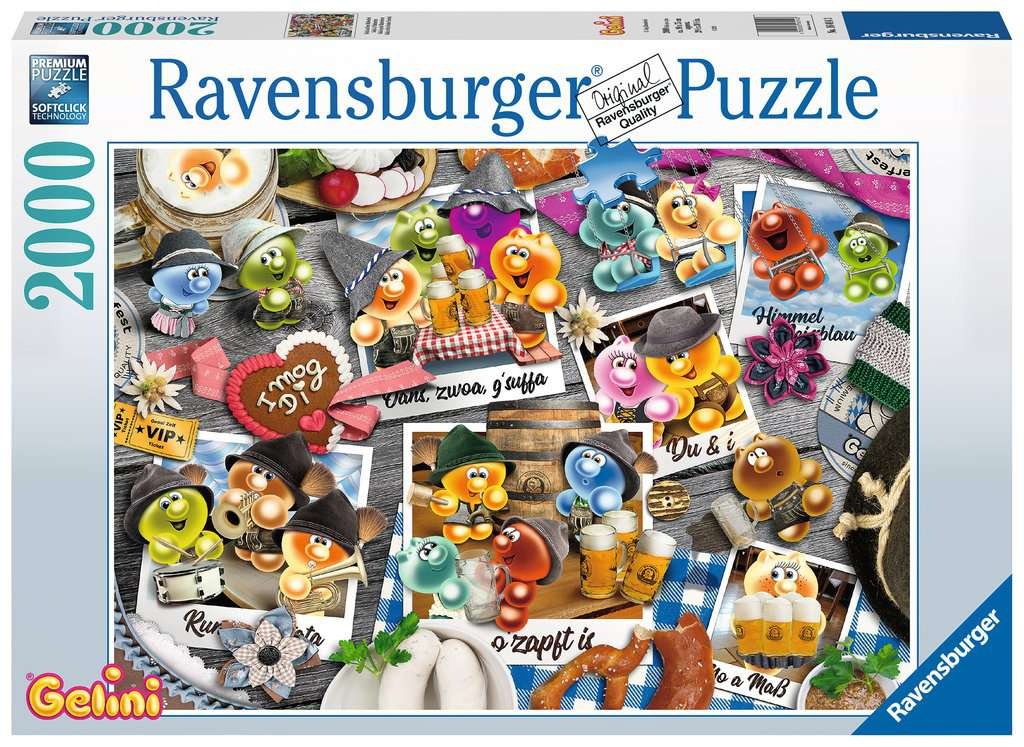 Ravensburger Puzzle Gelini auf dem Oktoberfest 2000 Teile