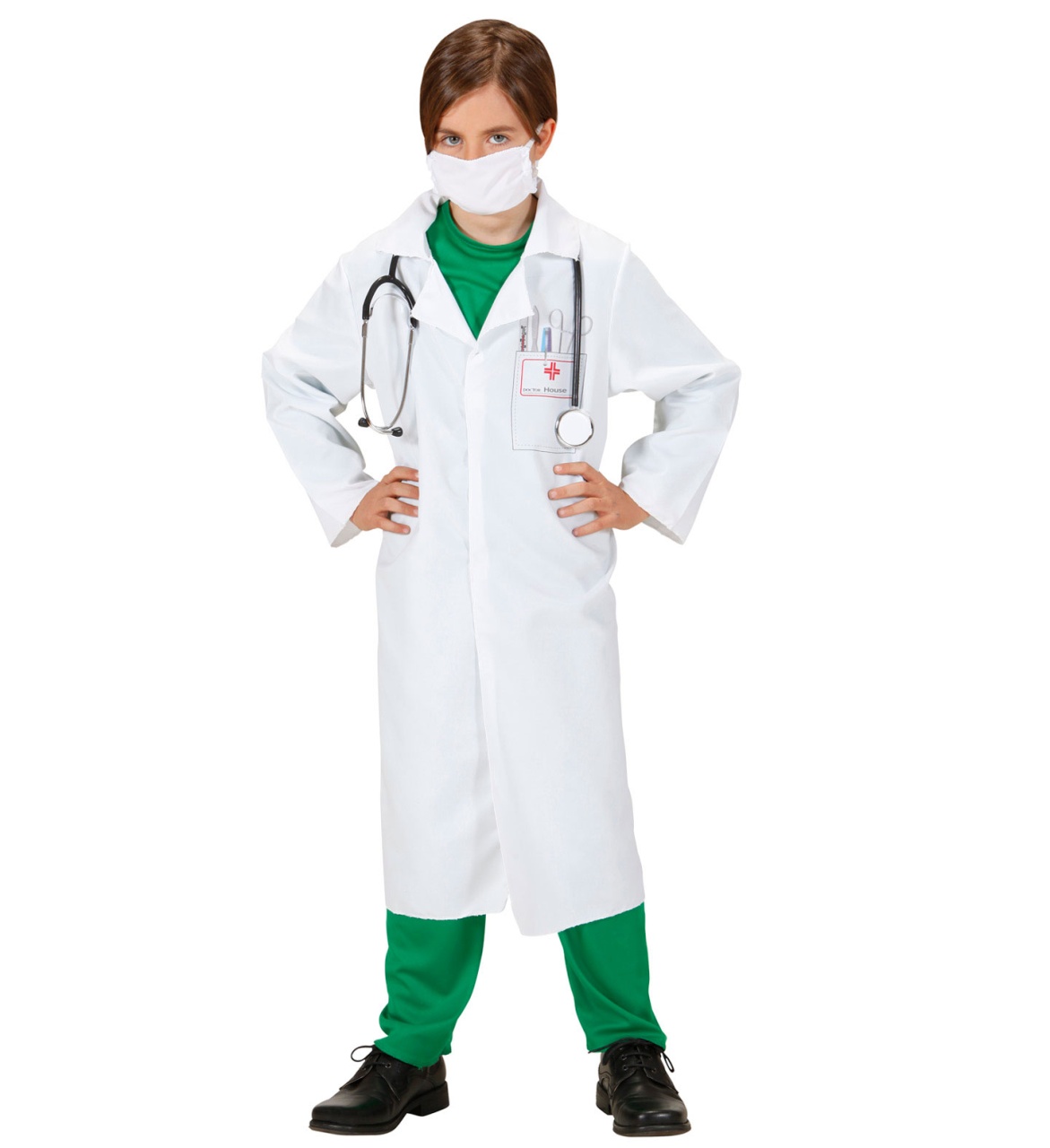 Kostüm Doktor Arzt Gr. 128 5-7 Jahre Kinderkostüm
