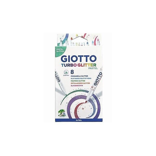 Giotto Turbo Glitter Pastell-Fasermaler
