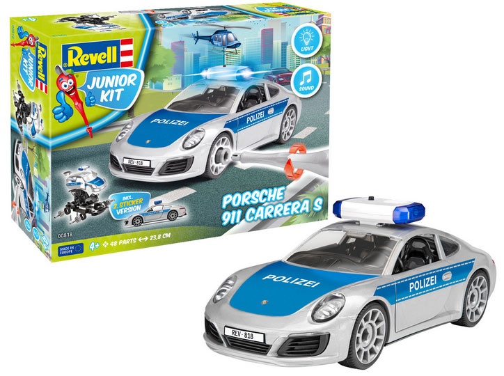 Revell Junior Kit Porsche 911 Polizei 1:20