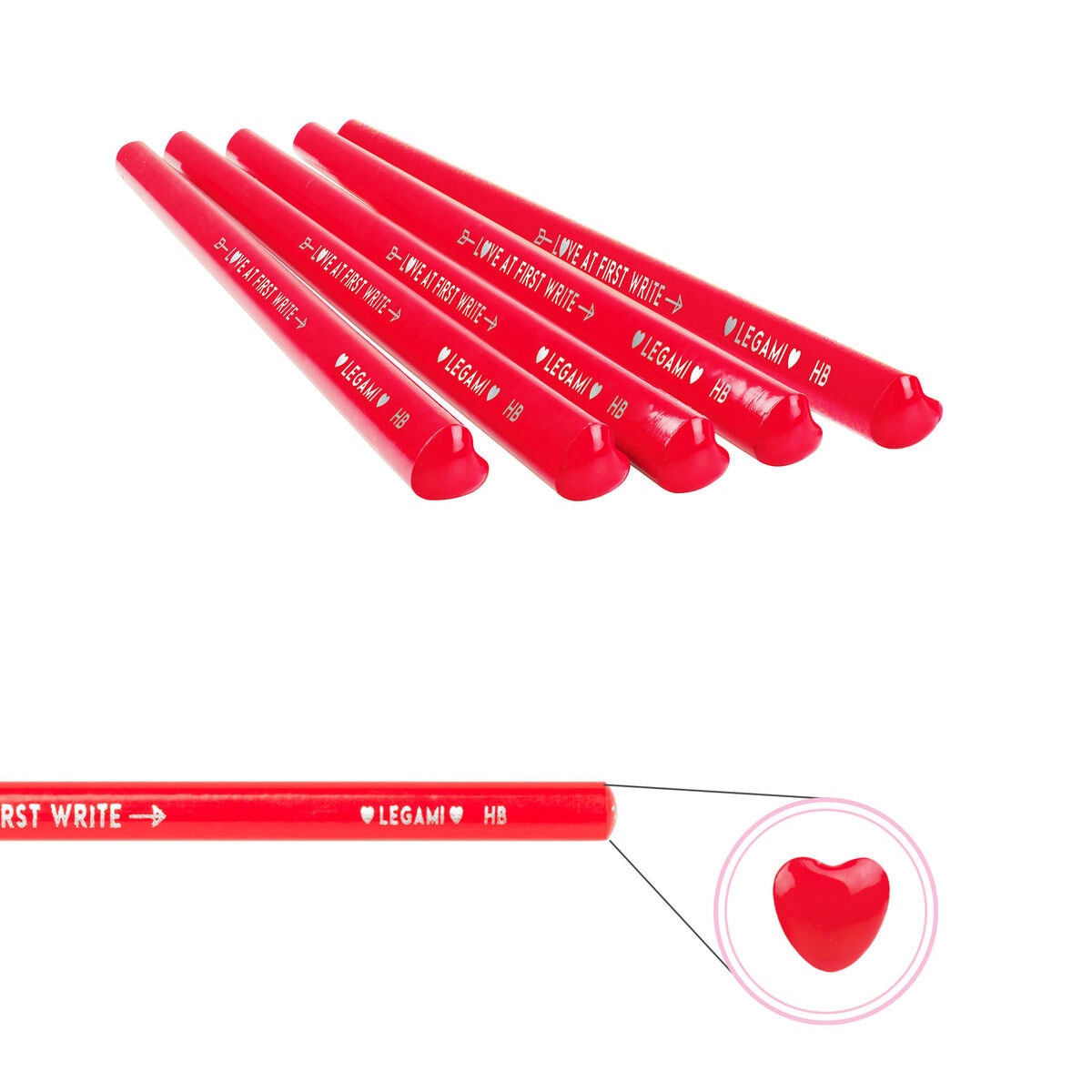 Bleistift in Herzform - Love at First Write von Legami