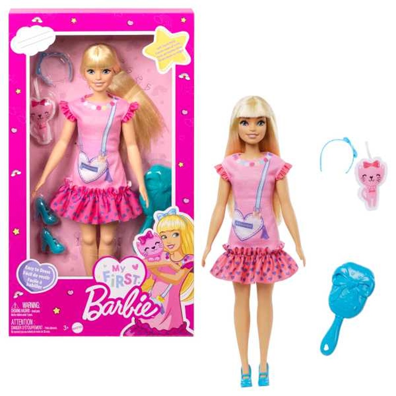 Barbie My First Barbie Malibu Puppe mit Katze von Mattel