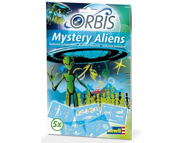 Revell 30203 Schablonen-Set Mystery Aliens