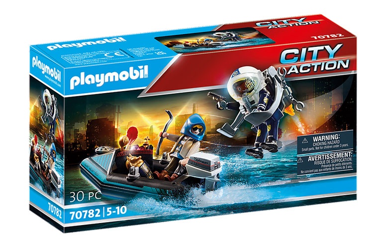 Playmobil 70782 City Action Polizei-Jetpack: Festnahme