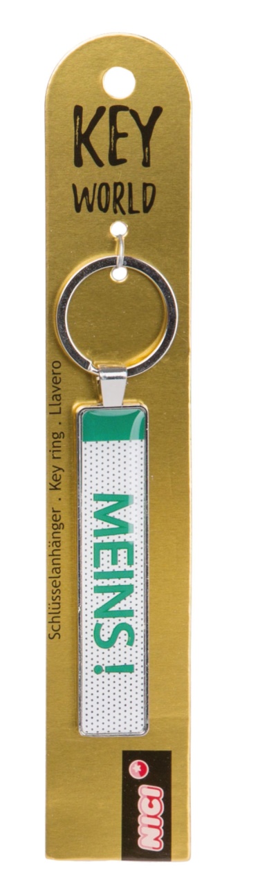 Schlüsselanhänger metall Meins