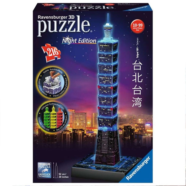 Ravensburger 3D Puzzle Taipei 101 bei Nacht