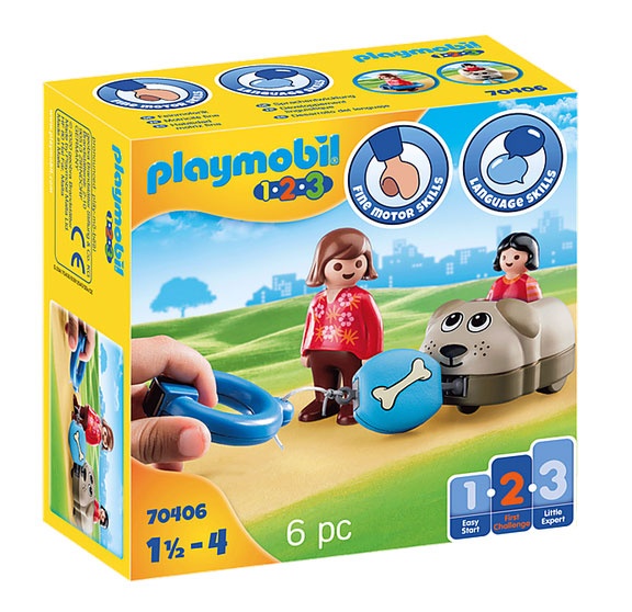 Playmobil 70406 1.2.3 Mein Schiebehund
