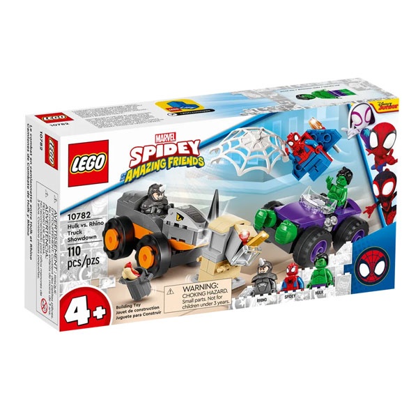 Lego Marvel Spiderman 10782 Hulks und Rhinos Truck Duell