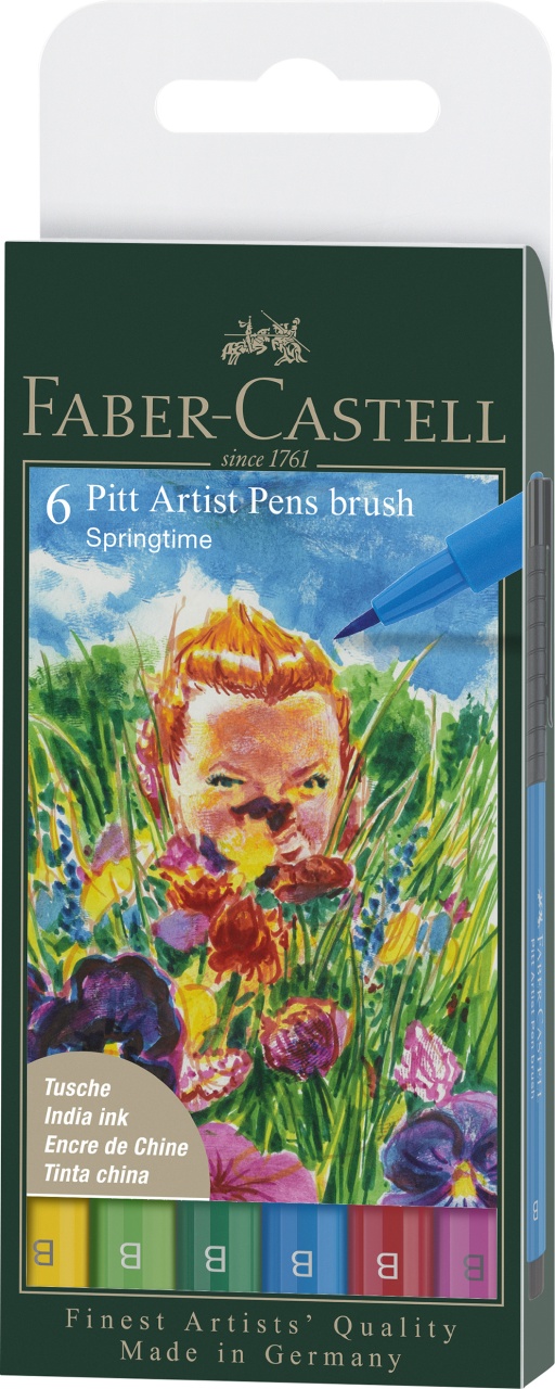 Faber Castell Tuschestift Pitt Artist Pen brush Springtime 6