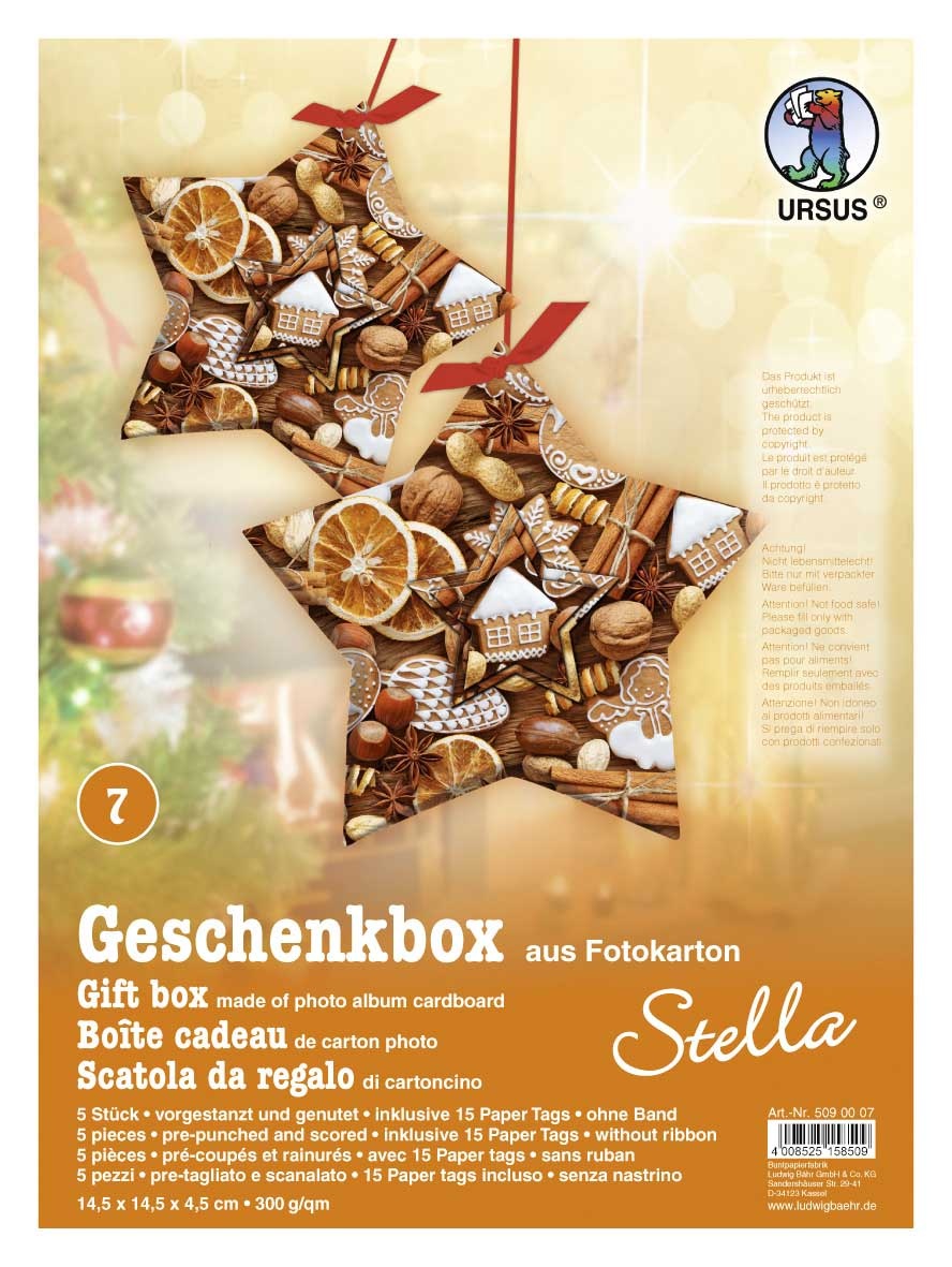 Bastelmappe Geschenkbox Stella Motiv 07