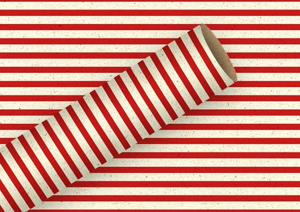 Geschenkpapier-Rolle Graspapier Stripes 70 x 200 cm