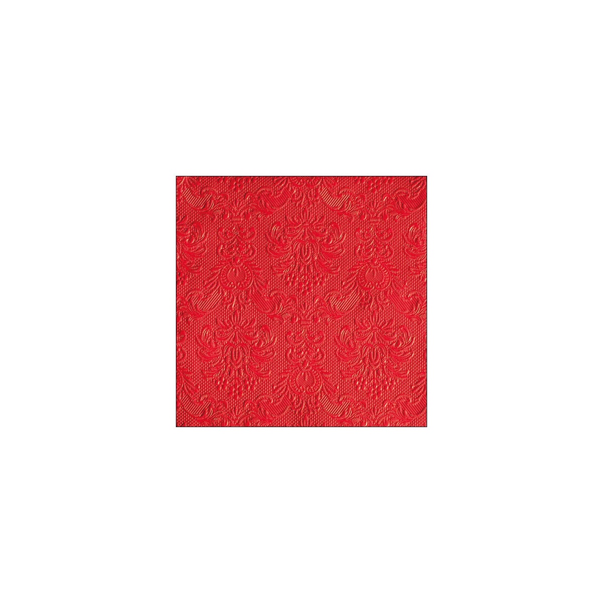 Servietten 33x33 cm Elegance Red