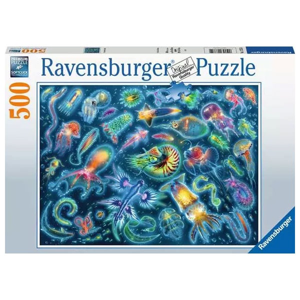 Ravensburger Puzzle Farbenfrohe Quallen 500 Teile