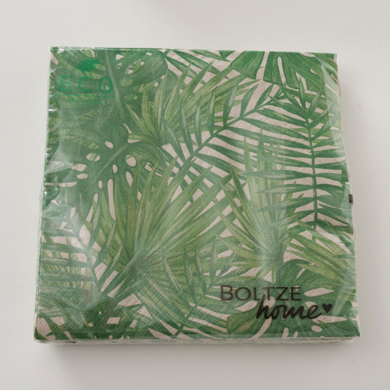 Servietten tropische Blätter Palmblätter 20 Stk. 33 x 33 cm