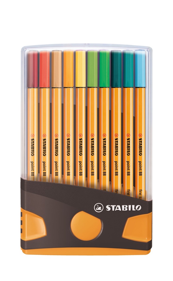Stabilo Pen 88 20er Color parade ant/ orange