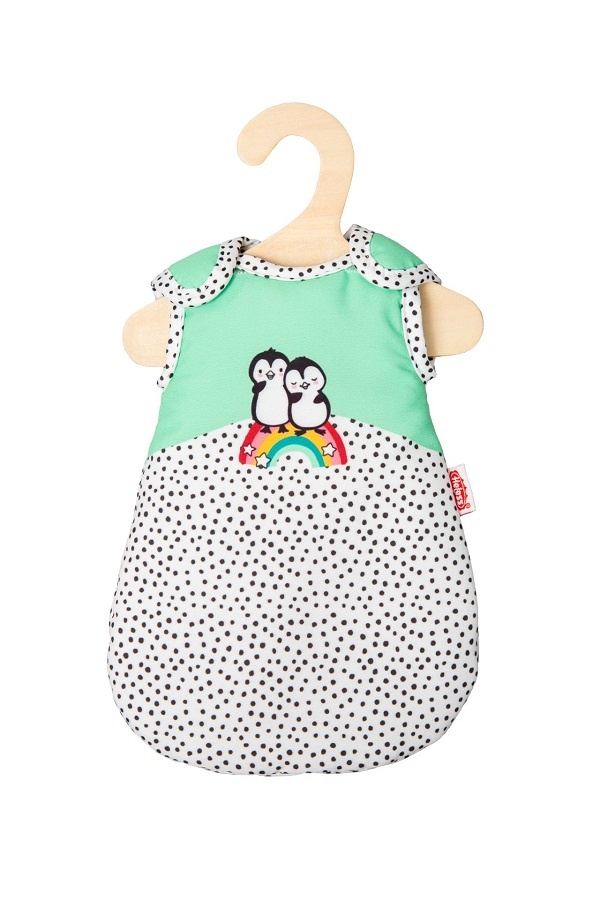 Heless Puppenkleidung Schlafsack Pinguin 20 - 25 cm