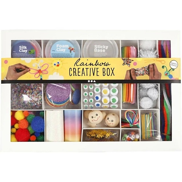 Bastel-Kreativbox Regenbogen