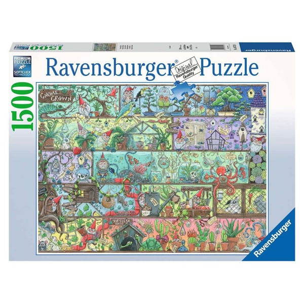 Ravensburger Puzzle Zwerge im Regal 1500 Teile