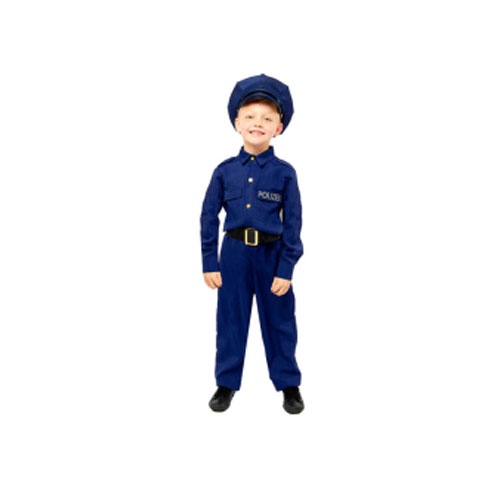 Kostüm Police Officer Gr. 128 6-8 Jahre
