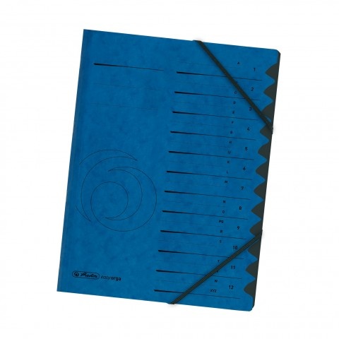 Ordnungsmappe Colorspan  1-12 blau