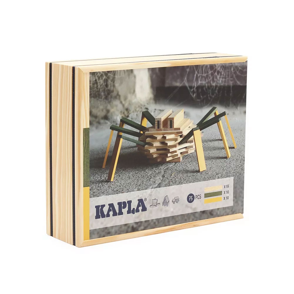 KAPLA-Holzplättchen Holzbausteine Baukasten Spinne