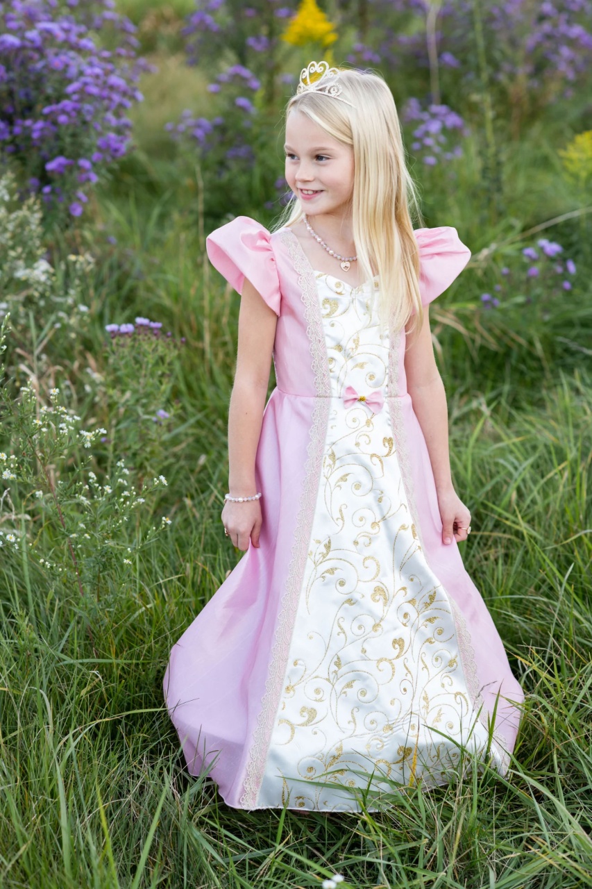 Kostüm Princessinnen Kleid Paris pink 7-8 Jahre 128-134