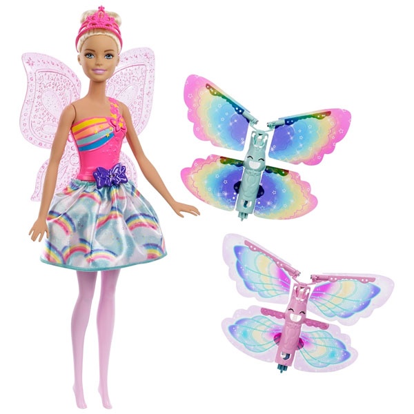 Barbie Dreamtopia Regenbogen-Königreich Magische Flügel-Fee