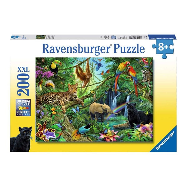 Rabvensbuger Puzzle Tiere im Dschungel 200 Teile