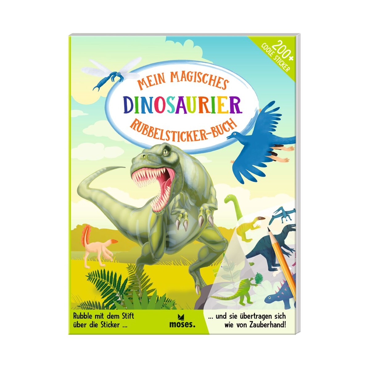 Mein magisches Rubbelsticker-Buch Dinosaurier moses