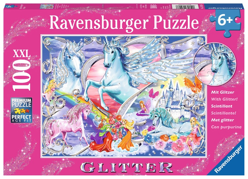 Ravensburger Puzzle Die schönsten Einhörner 100 XXL