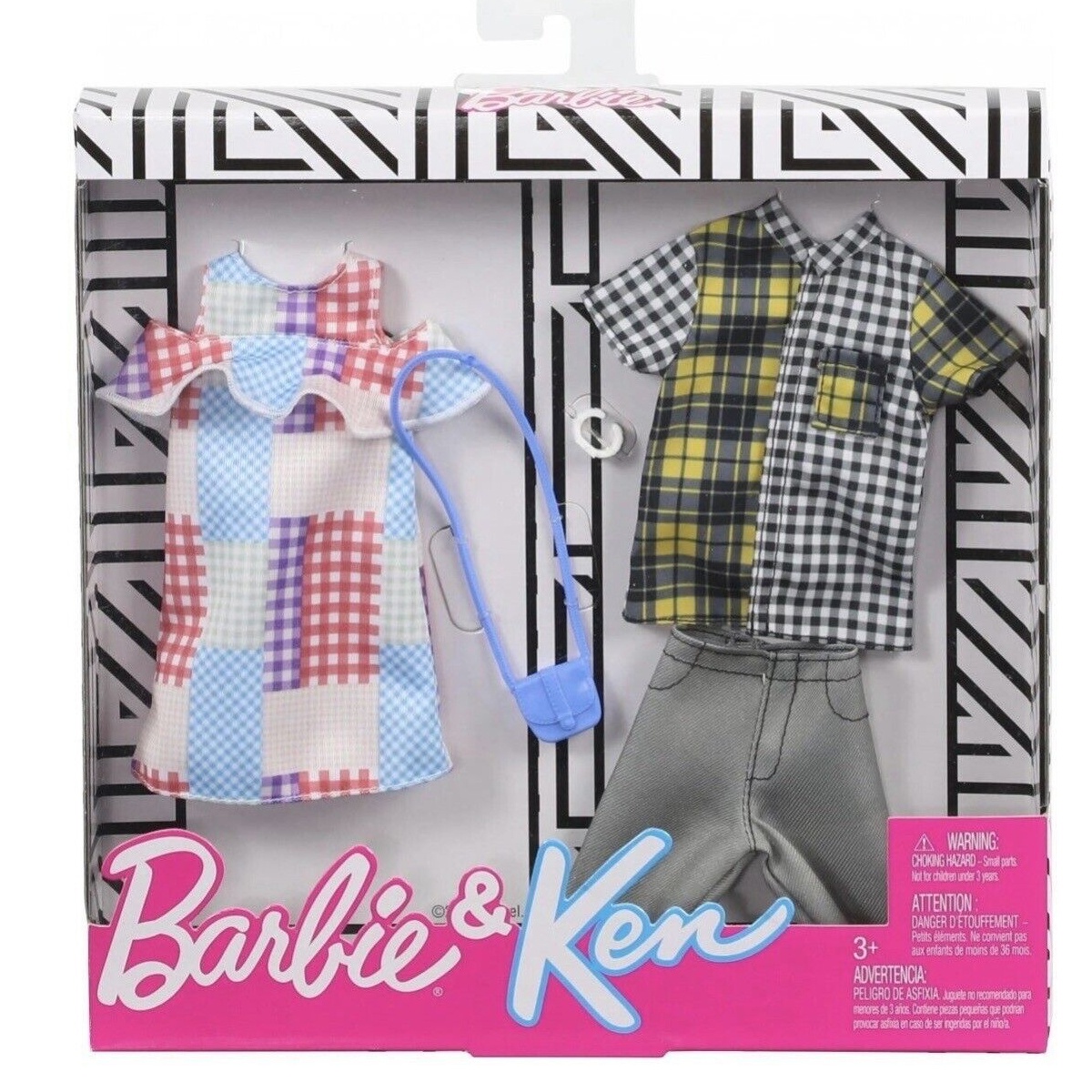 Barbie und Ken Fashions Modeset Vichy